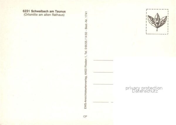 Schwalbach Taunus Altes Rathaus Ortsansichten – Bild 2