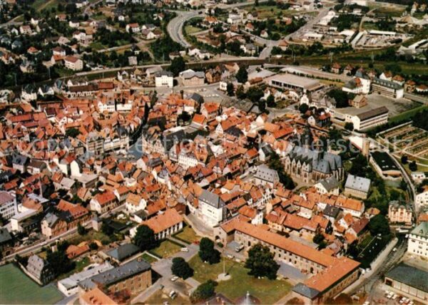 Butzbach Teilansicht Fliegeraufnahme