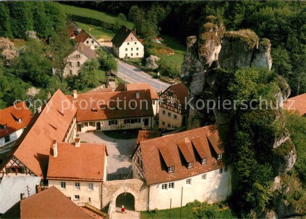 Tuechersfeld Fraenkische-Schweiz-Museum Fliegeraufnahme