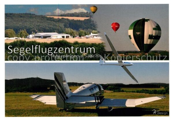 Marpingen Segelflugzentrum Heissluftballon Segelflugzeug