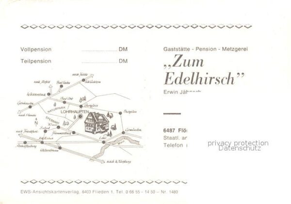 Lohrhaupten Gaststaette Zum Edelhirsch – Bild 2