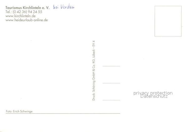 Kirchlinteln Ortsansichten Pfedewagen Windmuehle Kirche Fliegeraufnahme – Bild 2