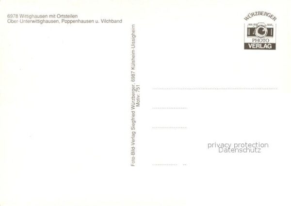Wittighausen Baden Poppenhausen Vilchband Ober-Unterwittighausen – Bild 2