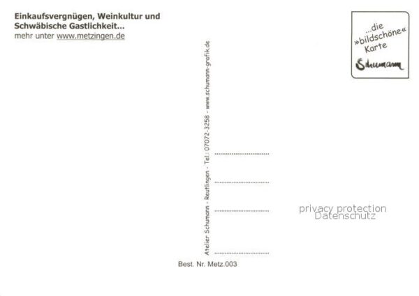Metzingen Wuerttemberg Einkaufszentrum Weingut – Bild 2