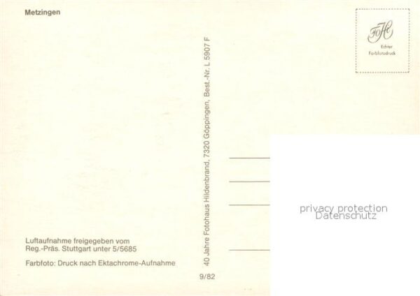 Metzingen Wuerttemberg Fliegeraufnahme – Bild 2