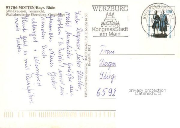 Motten Will-Brauerei Wallfahrtskirche-Ehrenberg Kirche – Bild 2