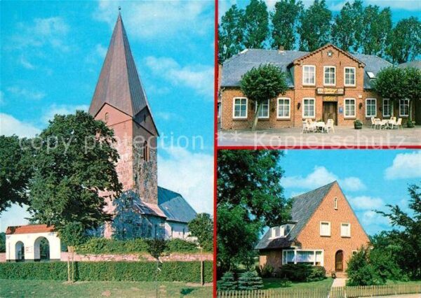 Hattstedt Kirche Gasthof Christiansen