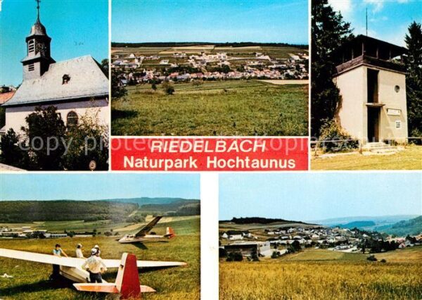 Riedelbach Segelflugzeug Ortsansichten