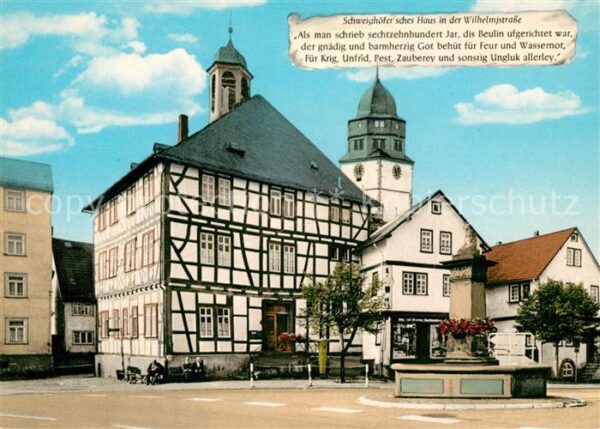 Usingen Wilhelmjstrasse Schweighoefer'sches Haus