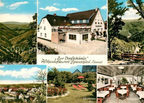 Espenschied Gaststaette Zur Dorfschaenke Werkerbachtal Wispertal