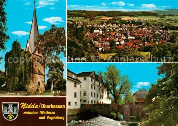 Nidda Johanniterturm Alte Niddabruecke