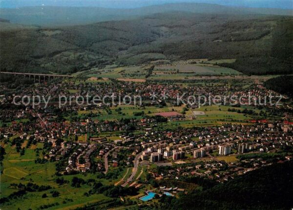 Niedernhausen Taunus Teilansicht Fliegeraufnahme