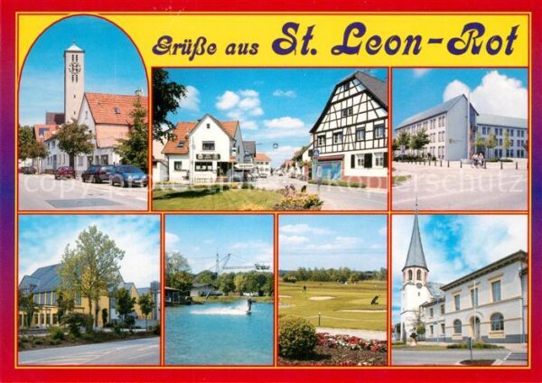 St Leon-Rot Rathaus Marktstrasse Golfplatz Kulturzentrum Harres