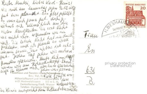Hochwaldhausen Ilbeshausen Gasthaus Pension zum Felsenmeer – Bild 2