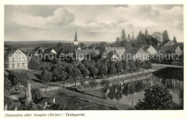 Ottenstein Niedersachsen ueber Hameln Teichpartie