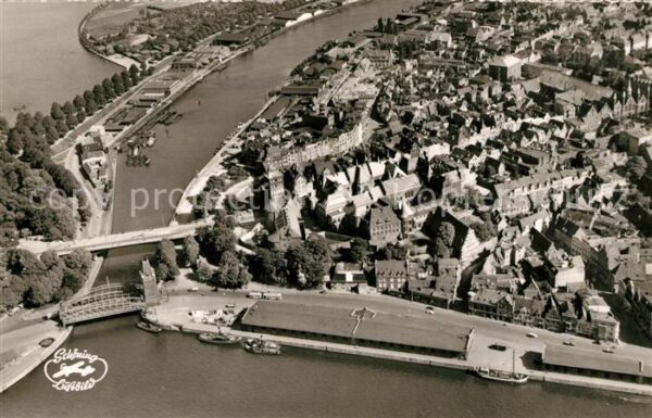 Luebeck Fliegeraufnahme