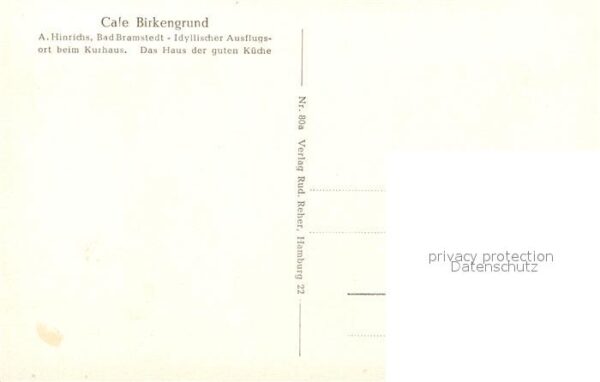 Bad Bramstedt Kurhaus Cafe-Birkengrund – Bild 2