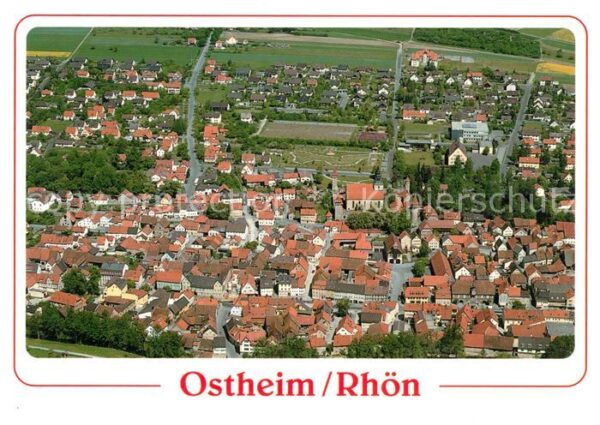 Ostheim Rhoen Fliegeraufnahme