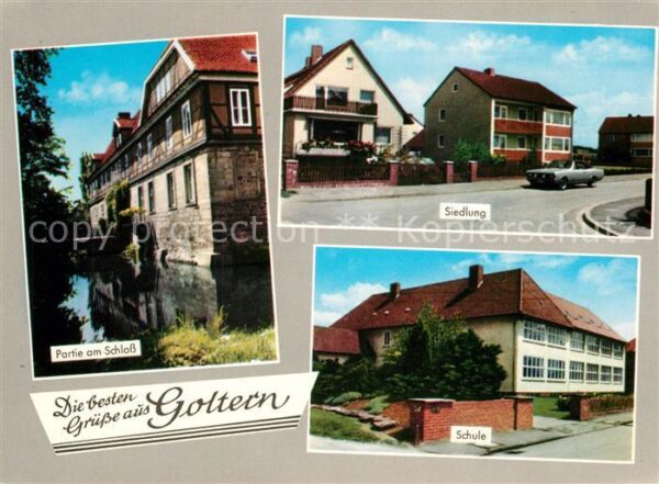 Grossgoltern Siedlung Schloss Schule