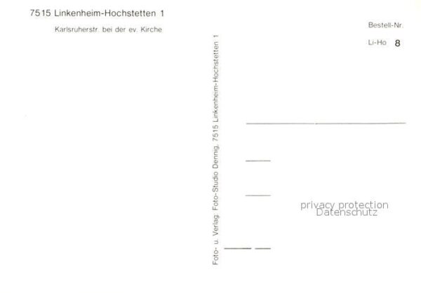 Hochstetten Linkenheim-Hochstetten Kirche Karlsruherstrasse – Bild 2