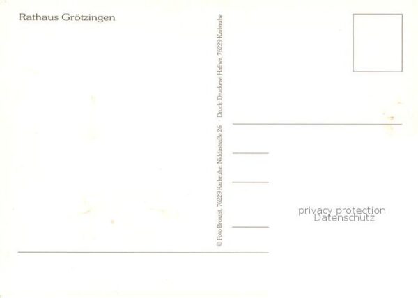 Groetzingen Karlsruhe Rathaus zu Wheinachten – Bild 2