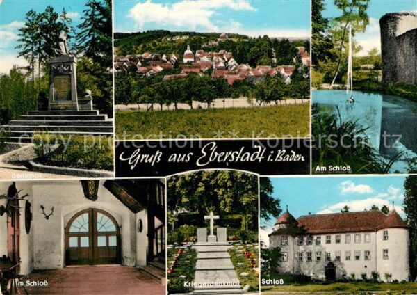 Eberstadt Baden Schloss Kriegerdenkmal