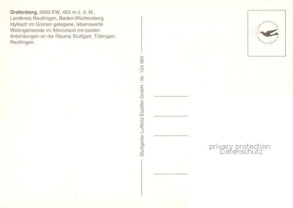 Grafenberg Wuerttemberg Fliegeraufnahme – Bild 2