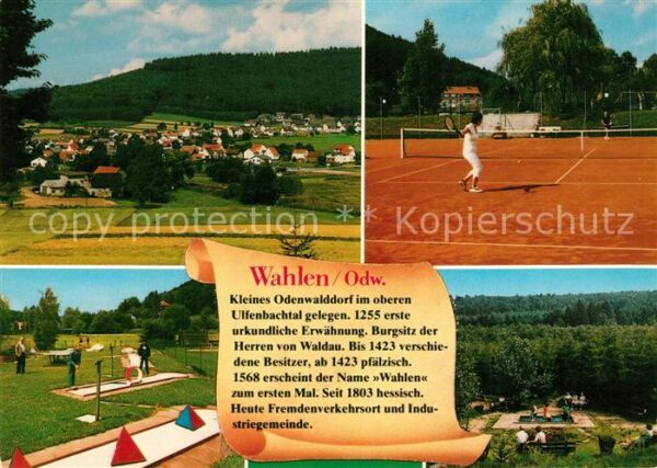 Wahlen Odenwald Tennis Minigolf