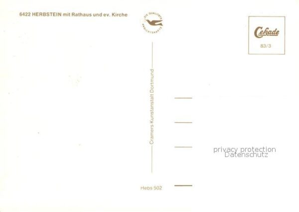 Herbstein mit Rathaus und Kirche – Bild 2