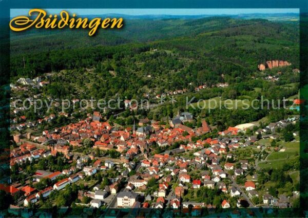 Buedingen Hessen Fliegeraufnahme