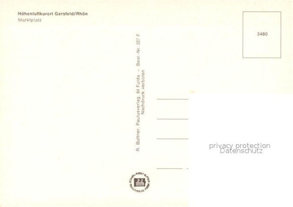 Gersfeld Rhoen Marktplatz – Bild 2