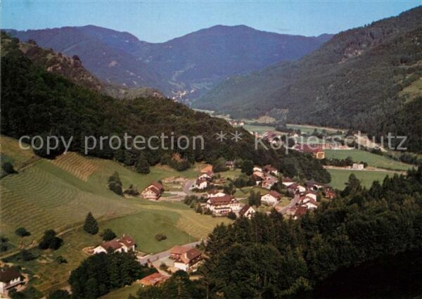 Aitern Fliegeraufnahme mit Belchen