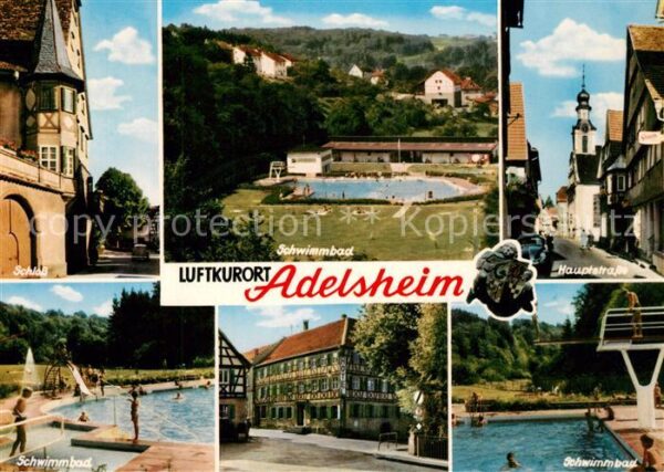 Adelsheim Schloss Schwimmbad Hauptstrasse Schwimmbad