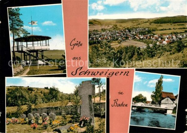 Schweigern Friedhof Flusspartie