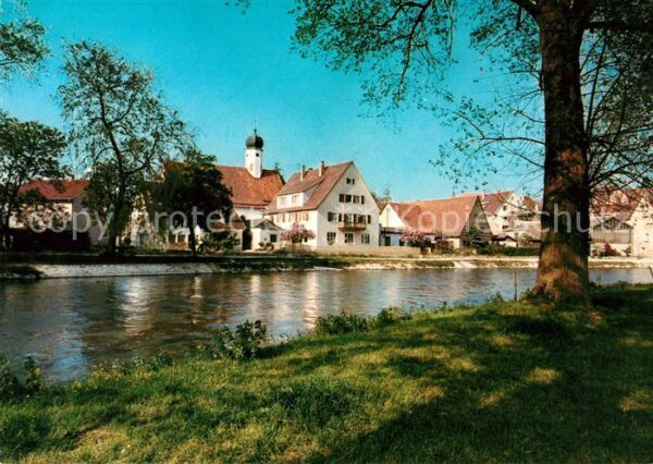 Riedlingen Donau Donaupartie mit Weilerkapelle