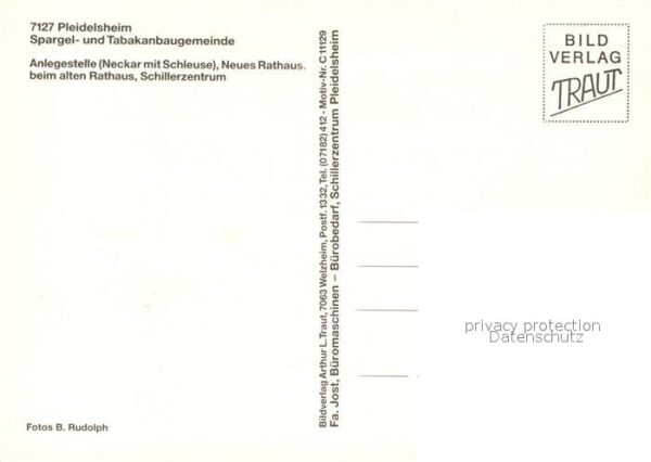 Pleidelsheim Neckarpartie Schleuse Rathaus Schillerzentrum – Bild 2