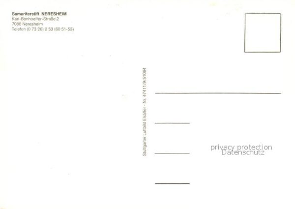 Neresheim Fliegeraufnahme Samariterstift Neresheim – Bild 2