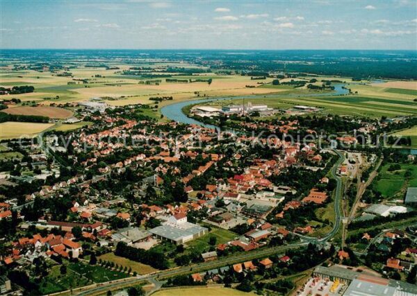 Hoya Weser Fliegeraufnahme