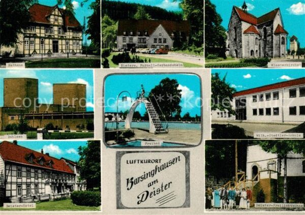 Barsinghausen Freibad Klosterkirche Deister-Hotel Freilichtbuehne