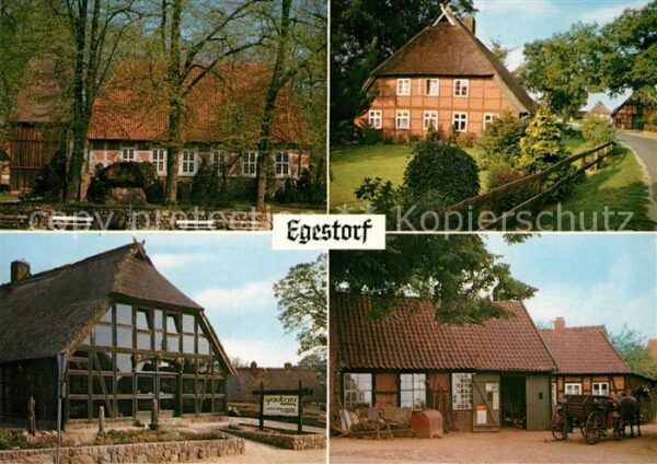 Egestorf Nordheide mit Pferdewagen