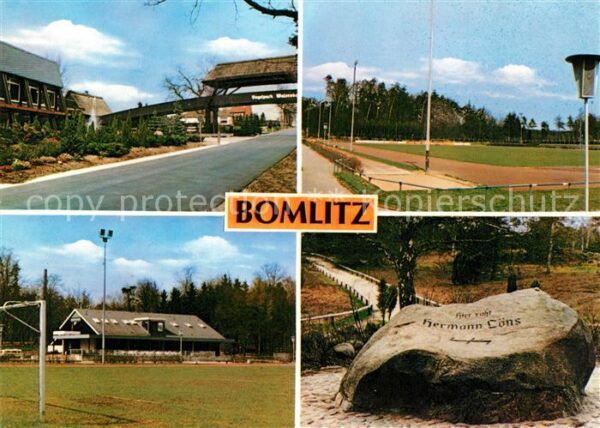 Bomlitz Sportplatz Gedenkstein Hermann Loens