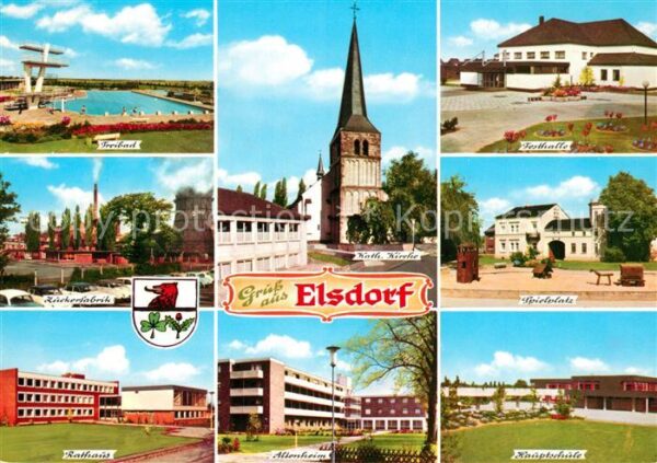 Elsdorf Rheinland Kirchen Festhalle Spielplatz Zuckerfabrik Freibad