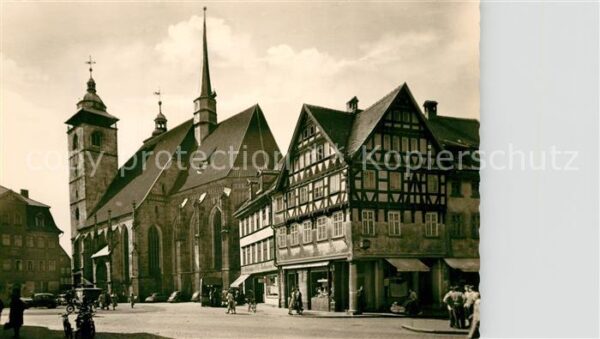 Schmalkalden Kirche und Fachwerk