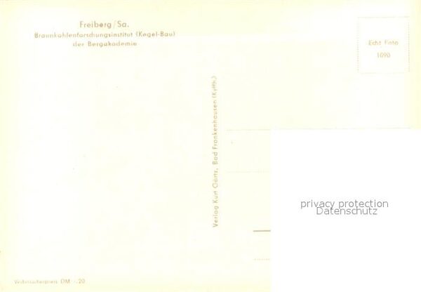Freiberg Sachsen Braunkohleforschungsinstitut der Bergakademie – Bild 2