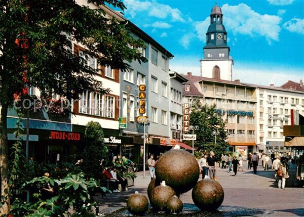 Giessen Lahn Kreuzplatz Fussgaengerzone Universitaetsstadt