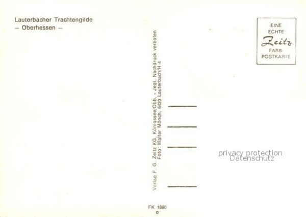 Lauterbach Hessen Trachtengilde – Bild 2