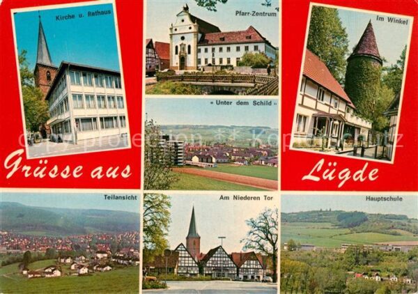 Luedge Rathaus Kirche Im-Winkel Unter-dem-Schild Am-Niederen-Tor Pfarrzentrum