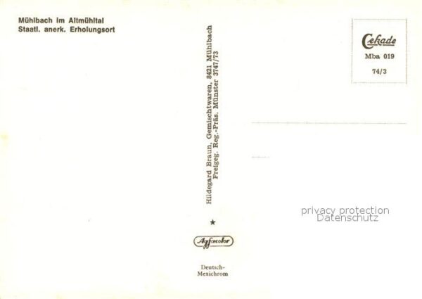 Muehlbach Altmuehltal Fliegeraufnahme – Bild 2