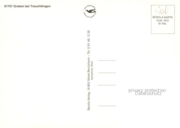 Graben Treuchtlingen Gasthaus zum Karlsgraben Fossa-Carolina St. Kunigunden Kirc – Bild 2