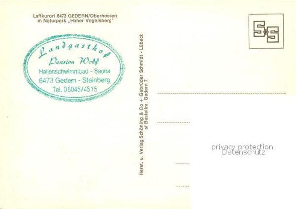 Gedern See Camping Bergwirtshaus Brunnen am Backhaus Schweizer-Hof – Bild 2